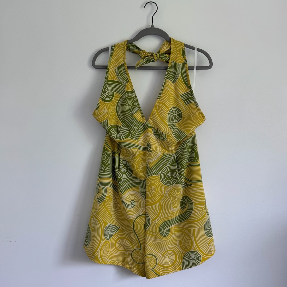 Large manuhealii halter romper